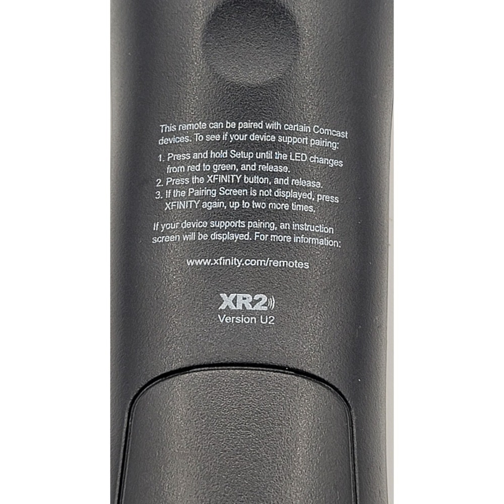 Comcast/Xfinity XR2 Version U2 HD/DVR Remote - Picture 3 of 3